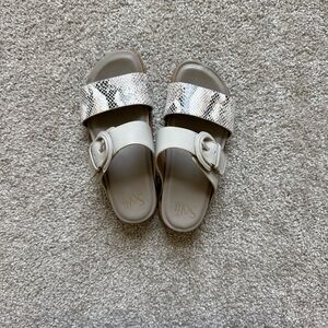 Sofft Sandals with Snakeskin Accent